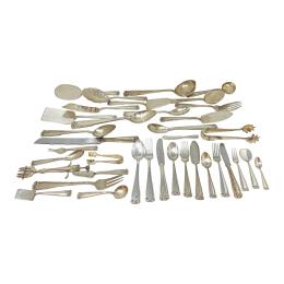 763  -  CUBERTERIA DE PLATA DE MEDIADOS DE SIGLO XX