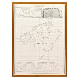 304 - CARTA ESFÉRICA DE LA ISLA DE MALLORCA Y SUS ADYACENTES 1786