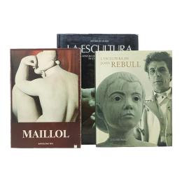 356 - TRES LIBROS CON REFERENCIA A LA ESCULTURA