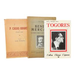 361 - TRES MONOGRAFIAS DE ARTISTAS CATALANES