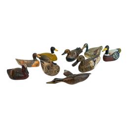 1180 - COLECCIÓN DE NUEVE PATOS DE RECLAMO