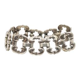 210 - PULSERA DE PLATA DE MEDIADOS S.XX