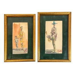 428 - PAREJA DE FIRMADOS  LARDETA