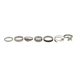 181 - LOTE DE ANILLOS DE PLATA