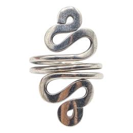 64 - ANILLO SERPIENTE DE PLATA