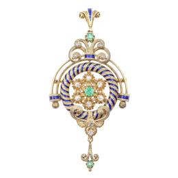 103  -  COLGANTE BROCHE DEL S.XIX