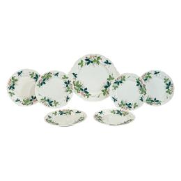 540 - SERVICIO DE POSTRE DE PORCELANA FRANCESA 