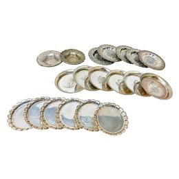 757  -  CONJUNTO DE PEQUEÑOS PLATITOS DE PLATA