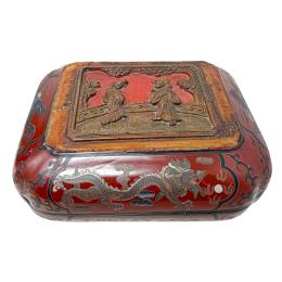 434 - CAJA ORIENTAL LACADA DEL PRIMER TERCIO DE SIGLO XX