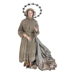 1046 - VIRGEN CAP I POTA DEL SIGLO XIX