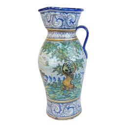 561 - GRAN JARRA DE CERÁMICA DE TALAVERA DE MEDIADOS DE SIGLO XX