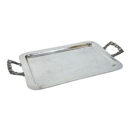 839 - BANDEJA DE PLATA DE MEDIADOS DE SIGLO XX