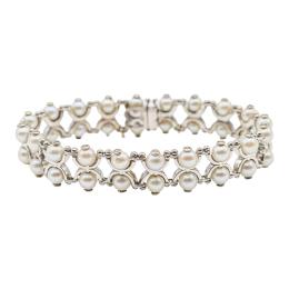 208 - PULSERA DE PERLAS AÑOS 70
