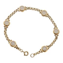206 - PULSERA CON PIEDRA LUNA