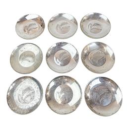 921 - PLATITOS PANEROS EN PLATA DE LOS AÑOS 70