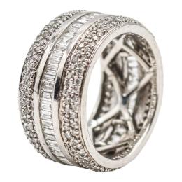 80 - ANILLO ALIANZA CON DIAMANTES