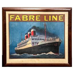 305 - CARTEL DE FABRE LINE DEL PRIMER TERCIO DE SIGLO XX