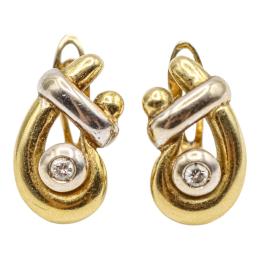 166 - PENDIENTES CON BRILLANTES