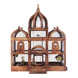 1154 - JAULA RÚSTICA DEL ÚLTIMO CUARTO DEL S.XX