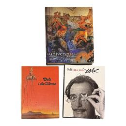 624 - TRES LIBROS SOBRE SALVADOR DALÍ