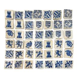 448 - COLECCIÓN DE 42 OLAMBRILLAS VALENCIANAS S.XIX