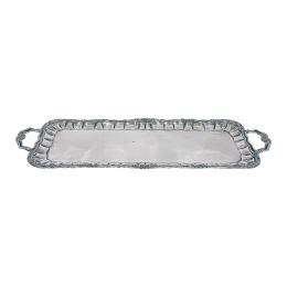 705 - BANDEJA PARA PASTEL EN PLATA DE MEDIADOS DEL S.XX