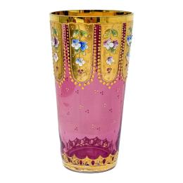 61 - VASO EN CRISTAL ESMALTADO