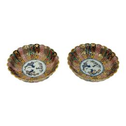 426 - PAREJA DE BOLS DE PORCELANA JAPONESA ÚLTIMO CUARTO S. XX