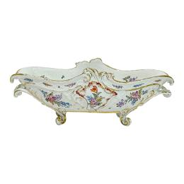 445 - CENTRO DE MESA EN PORCELANA DE MEDIADOS DEL S.XX