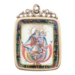 846 - MEDALLA DEVOCIONAL DEL S.XIX