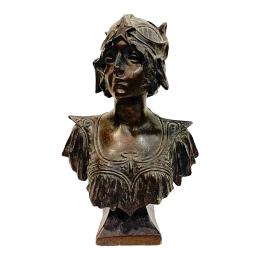 820 - BUSTO MODERNISTA DE ESCUELA FRANCESA CIRCA 1900