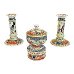 640 - CONJUNTO DE PORCELANA ESMALTADA CHINA