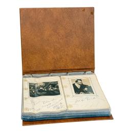317 - ALBUM DE FIRMAS Y DEDICATORIAS AÑOS 70