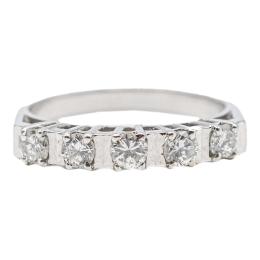 17 - ANILLO CINQUILLO CON BRILLANTES