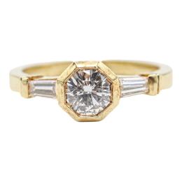 65 - ANILLO SOLITARIO CON BRILLANTE