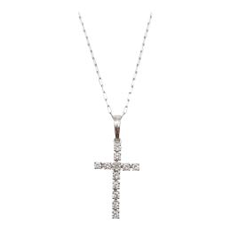 144 - CRUZ COLGANTE CON BRILLANTES