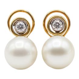 246 - PENDIENTES TU Y YO CON PERLAS AUSTRALIANAS