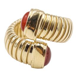 18 - ANILLO CON ÁGATA CORNALINA