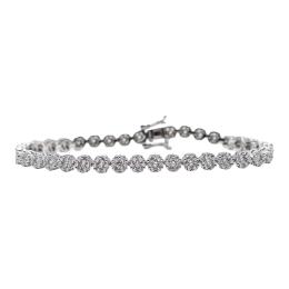 256 - PULSERA RIVIERE CON CIRCONITAS