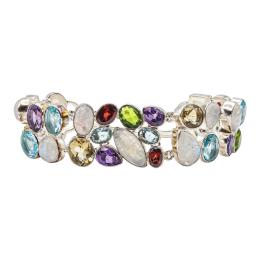 258 - PULSERA TUTIFRUTI CON PIEDRAS NATURALES