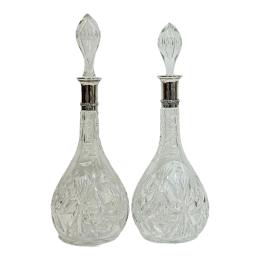 39 - PAREJA DE BOTELLAS LICORERAS MASRIERA Y CARRERAS, AÑOS 50