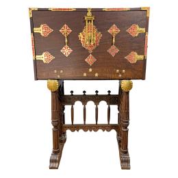 544 - MUEBLE BARGUEÑO PRIMER CUARTO DEL SIGLO XX