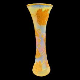 60 - JARRÓN ART NOUVEAU DAUM-NANCY, CIRCA 1895