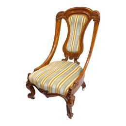 557 - SILLA VICTORIANA DE LA SEGUNDA MITAD DE SIGLO XIX