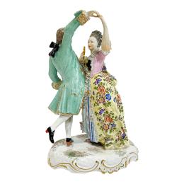 709 - FIGURA PAREJA DIECIOCHESCA DE LA PRIMERA MITAD DE SIGLO XX