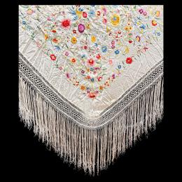 805 - MANTÓN DE MANILA DE LA SEGUNDA MITAD DEL SIGLO XX