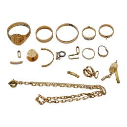 266 - LOTE DE ANILLOS 