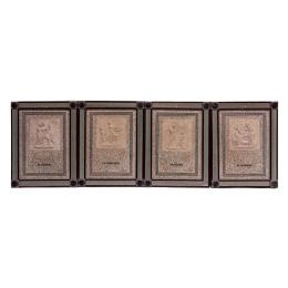 700 - CUATRO PLACAS EN RELIEVE DEL ÚLTIMO CUARTO DE S. XX