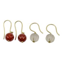 297 - PENDIENTES DE ROSA BISBE