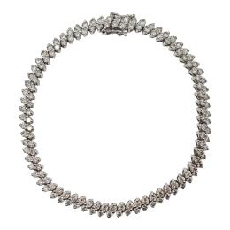 353 - PULSERA RIVIERE CON BRILLANTES